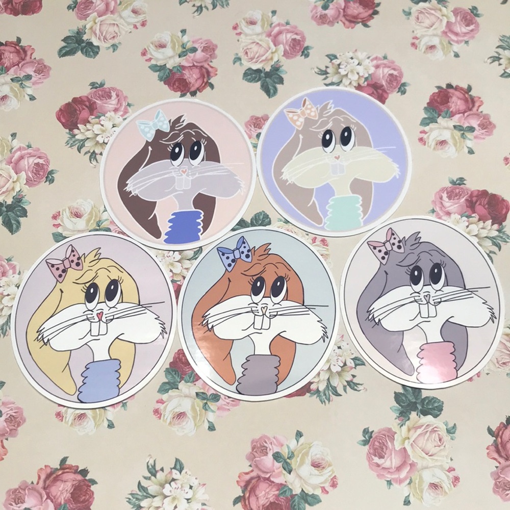 Bunny Stickers made from home - Picture 3 of 12